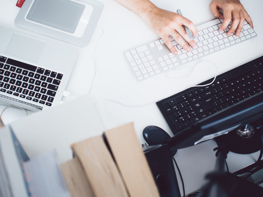 Workspace from above