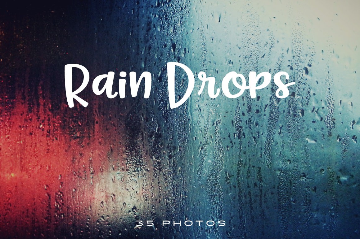 Rain Drops Photo Pack