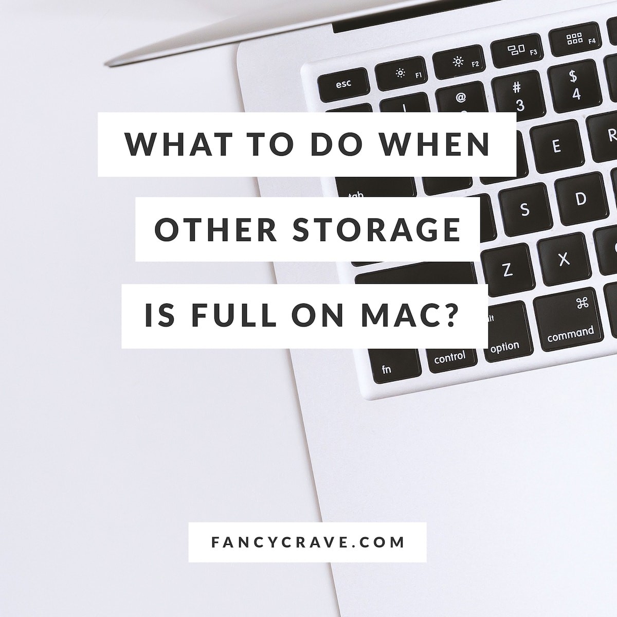 What to Do When Other Storage is Full On Mac