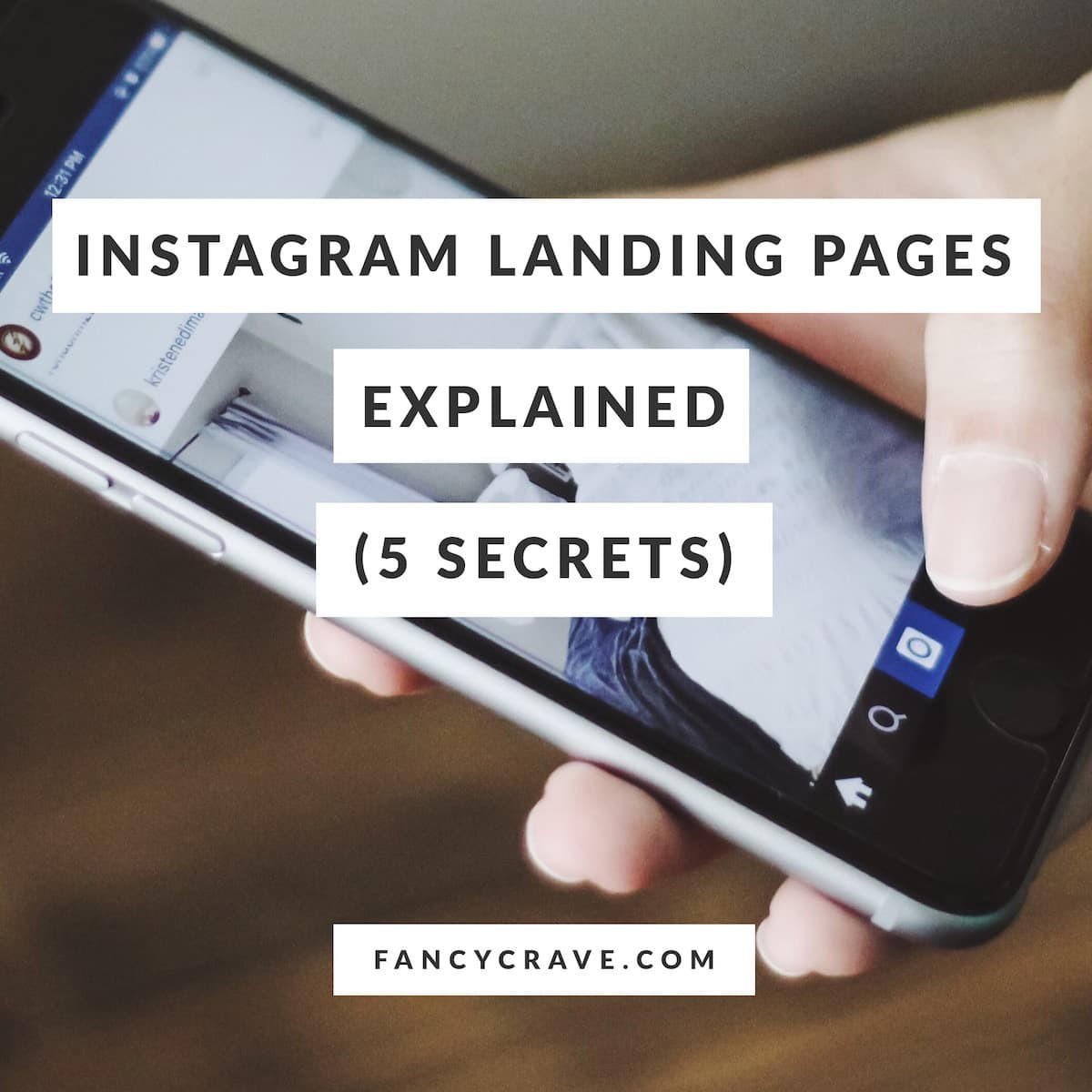 Instagram Landing Pages Explained