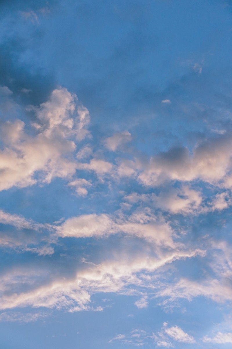 Beautiful Blue Sky with Peaceful Clouds