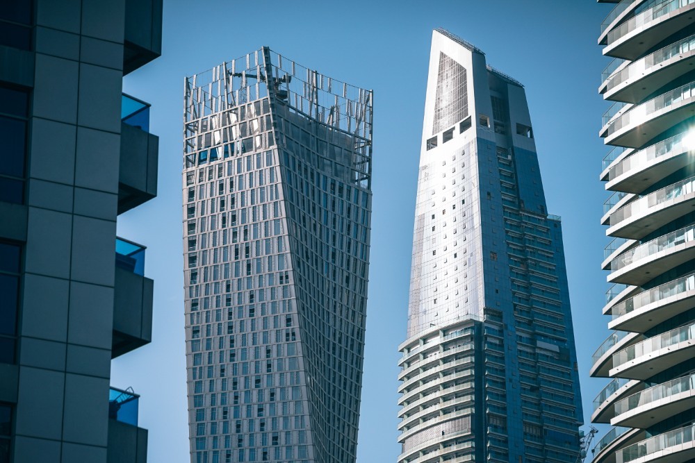 Tall Buildings in Dubai with Futuristic Design