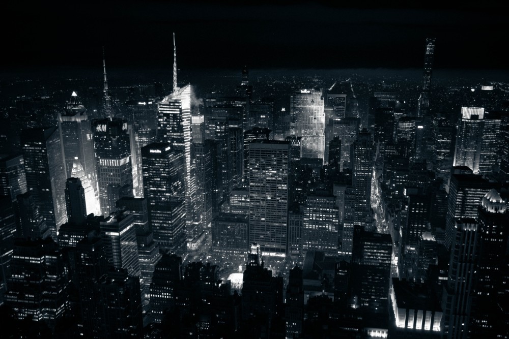 Black and White Photography of the New York City Skyline