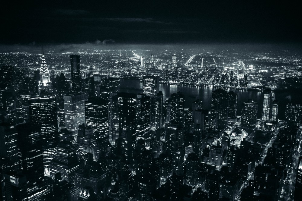 Black and White Photography of the New York City Skyline