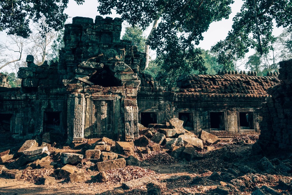 Beautiful temple ruins in Cambodia
