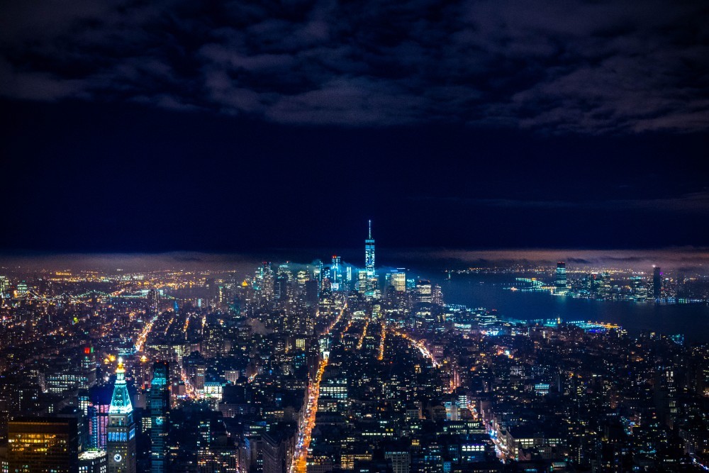 Night Cityscape of New York City