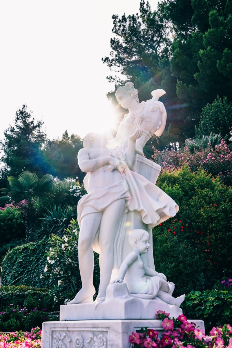 Beautiful Family Statue in Yalta