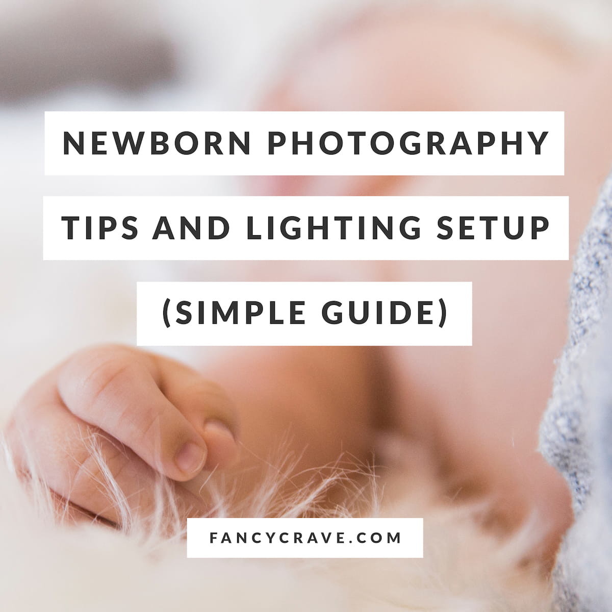 Newborn Photography Tips And Lighting Setup