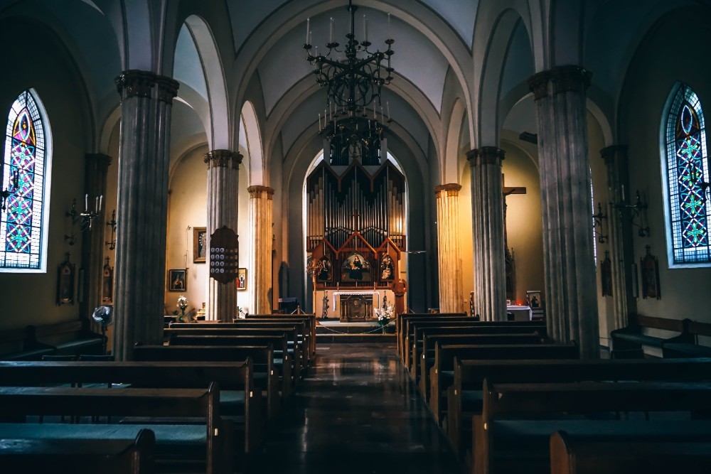 The Inside of a Church in Yalta