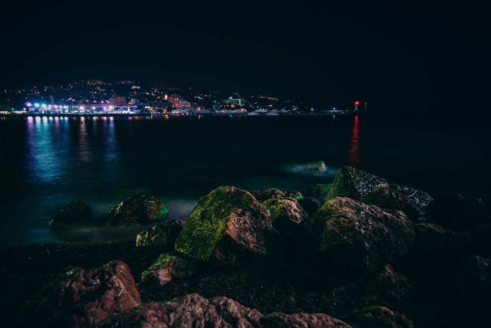 Yalta Cityscape at Night