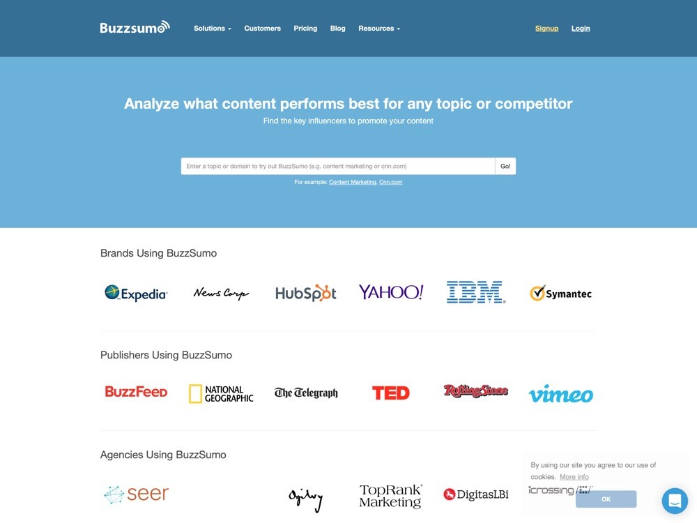 BuzzSumo Find the Most Shared Content and Key Influencers