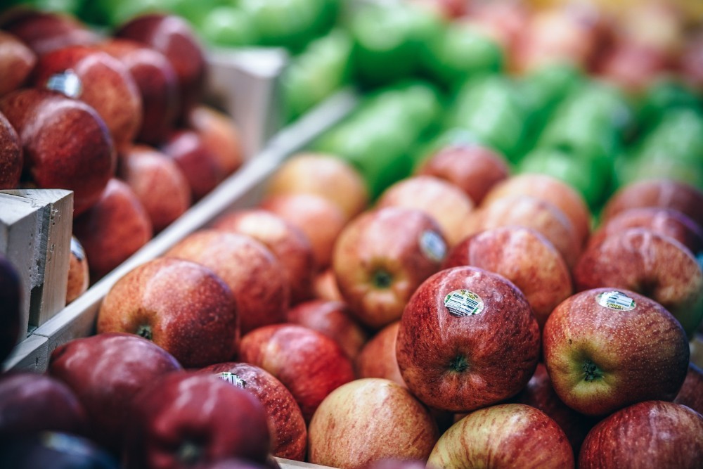 Close up Shot of Organic Red Apples