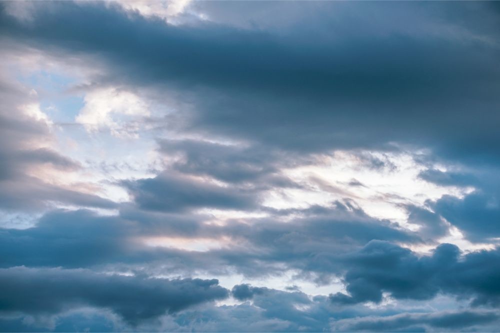 Cloudy Sky over Koh Phangan Thailand