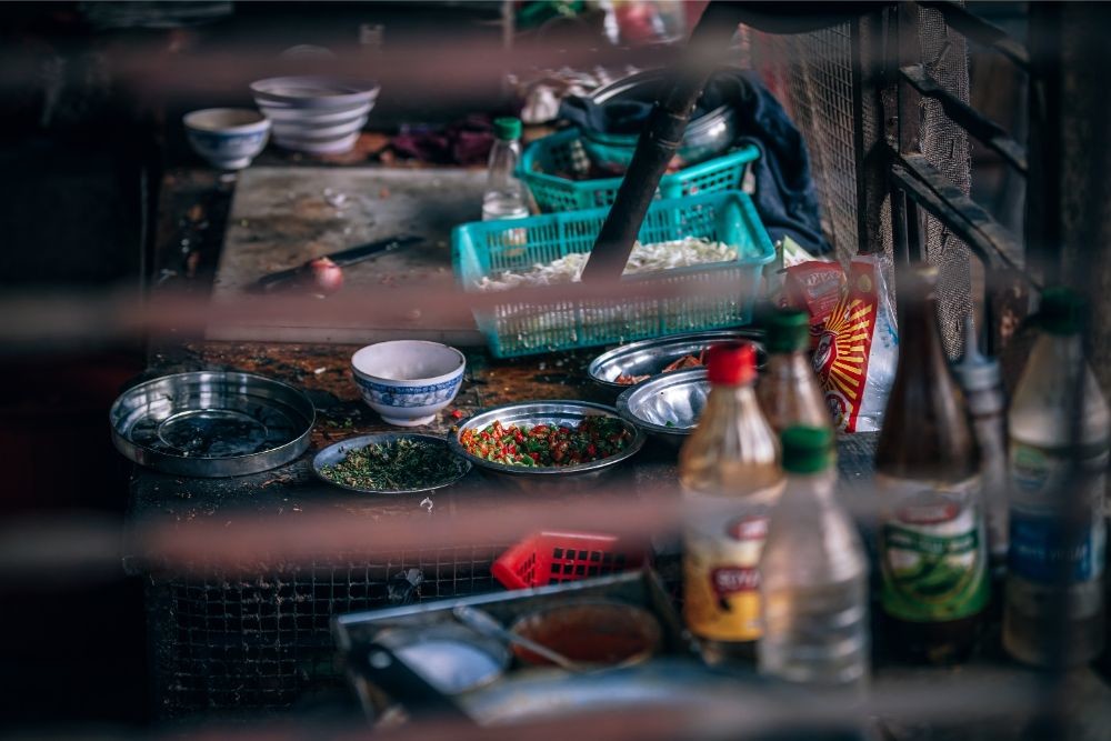 Lunch Preparations in a Nepali Kitchen