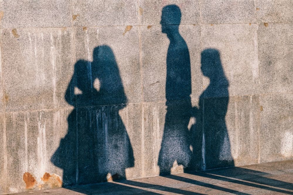 People’s Shadows on the Wall