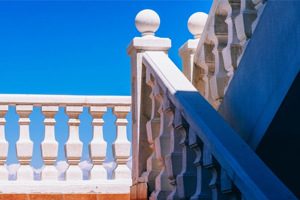 Stairs Architecture in the Sunlight