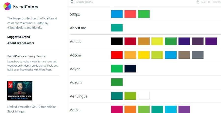 Brand Colors color tool