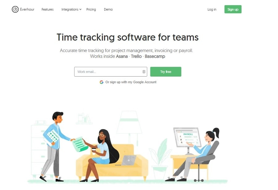 Everhour time tracking