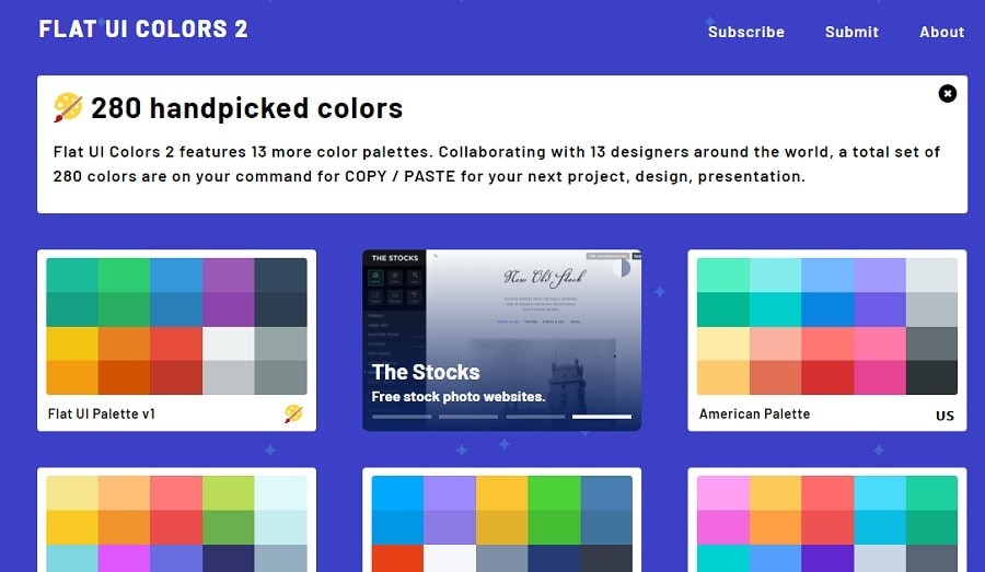 Flat UI Colors color tool