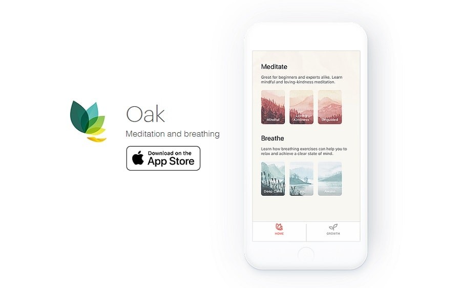 Oak Meditation meditation app