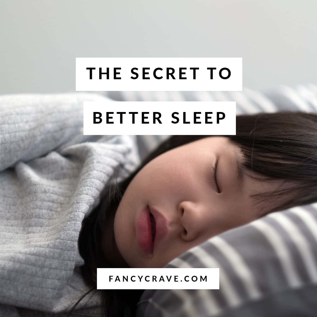 the secret to better sleep