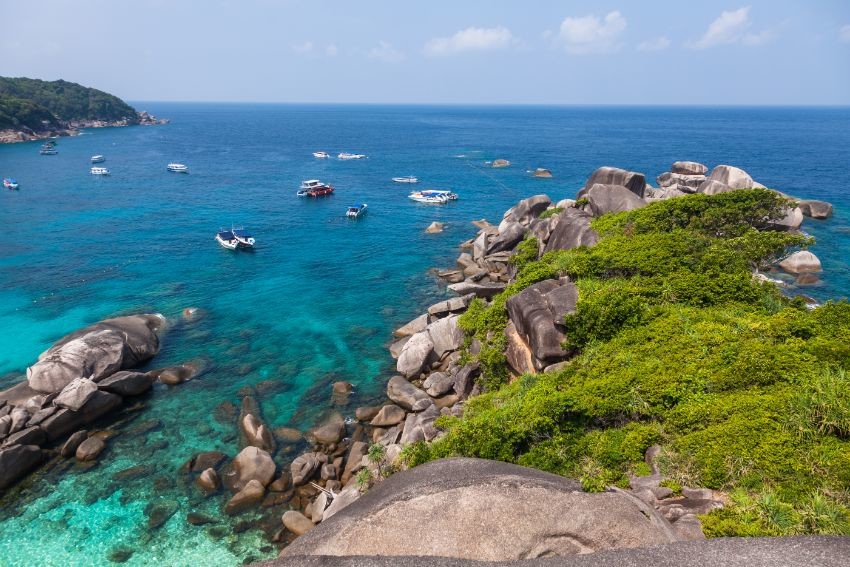 similan island beach near phuket in thailand QHBKM