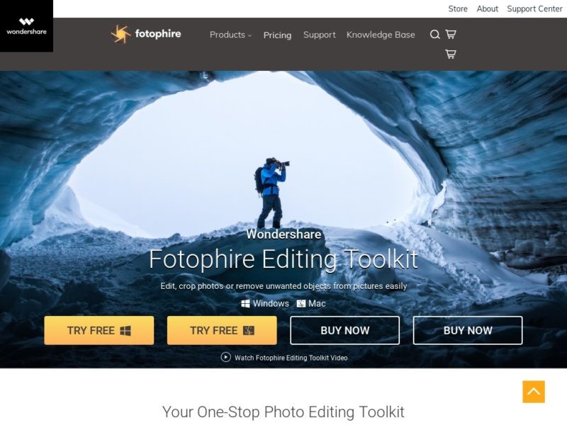 Wondershare Fotophire Editing Toolkit