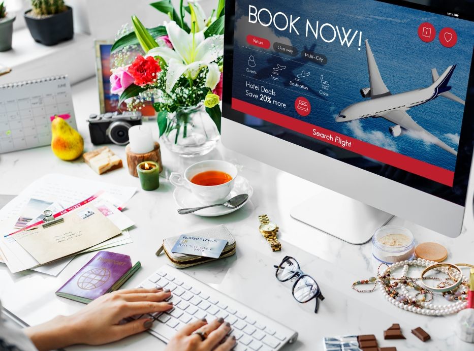 air ticket flight booking concept PKNMDGC