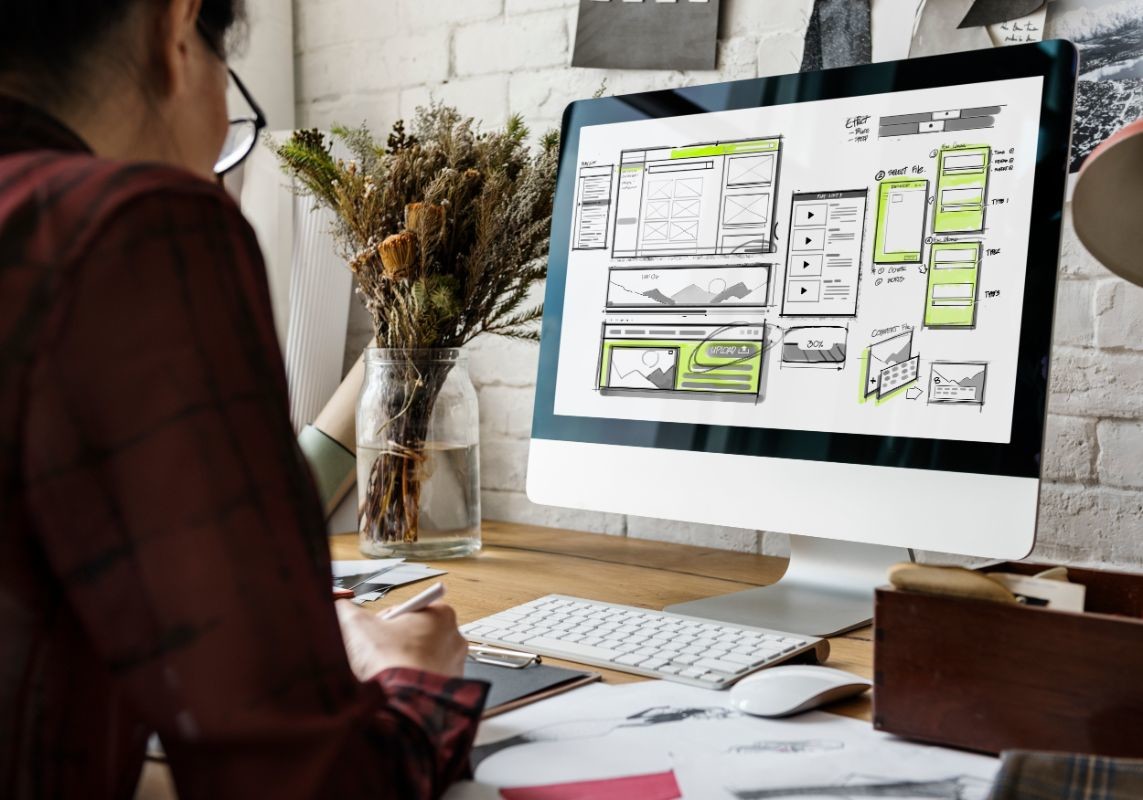 website development layout sketch drawing WBEMU