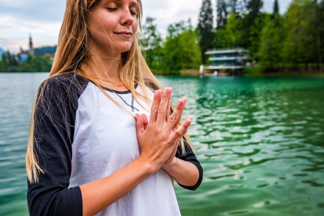 yoga nature mindfulness lake n PRCL