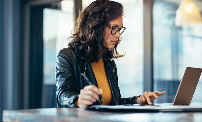 Woman Doing Business work