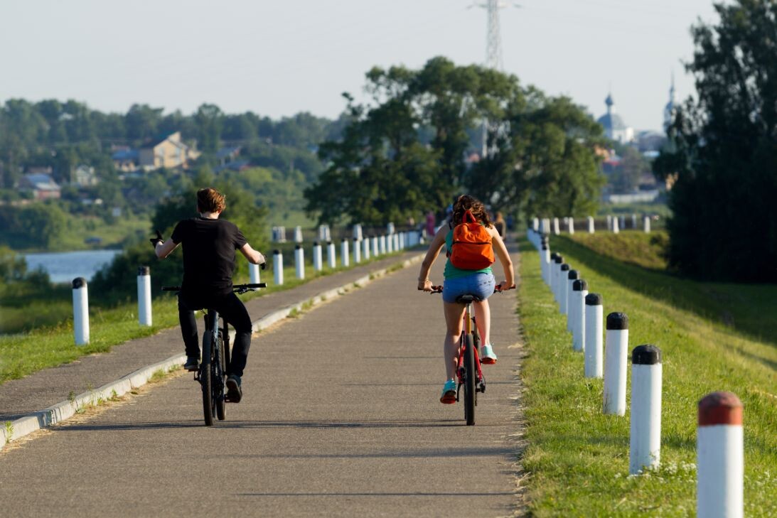 biking