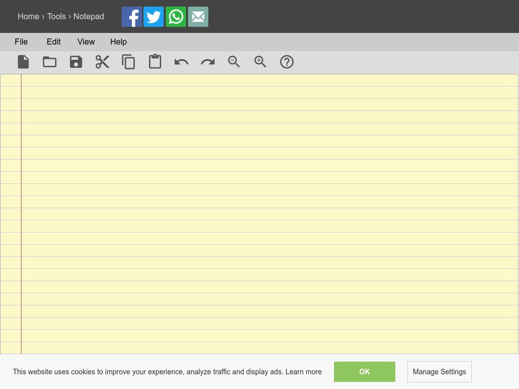 Notepad - Create Notes Online With Our Free Text Editor