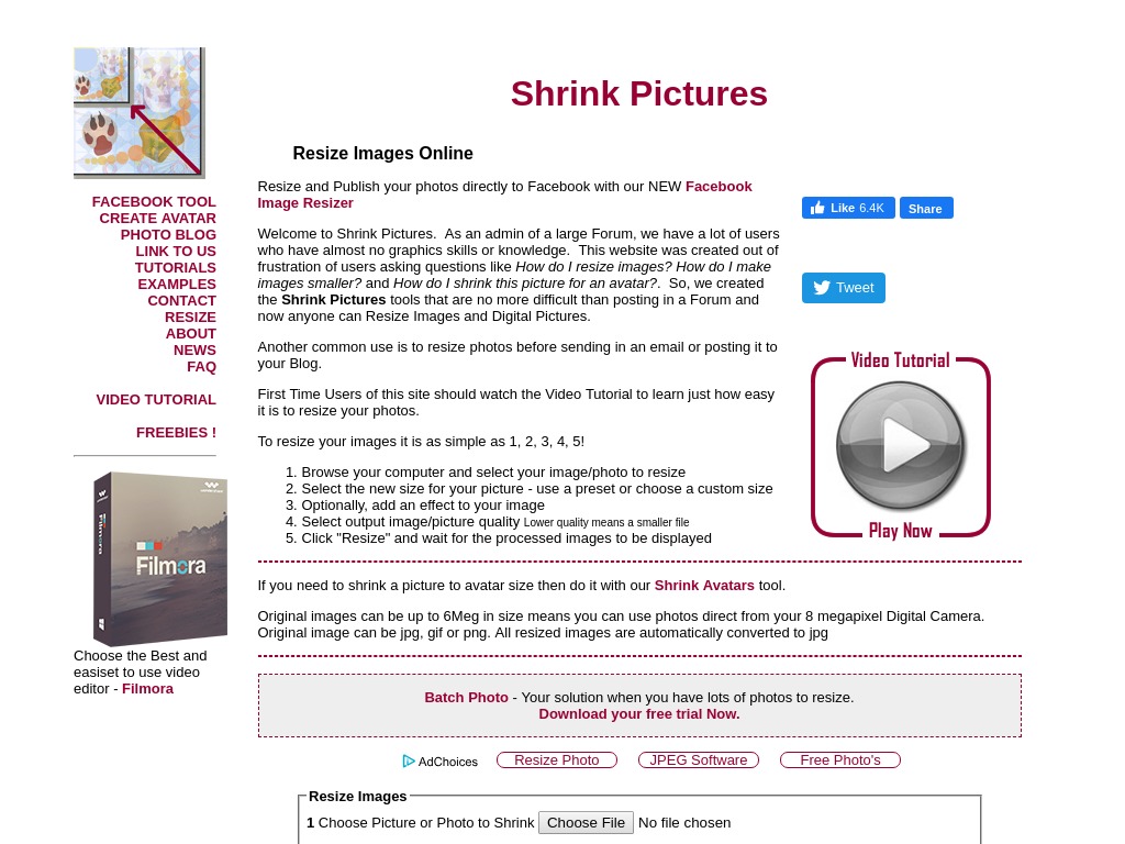 shrinkpictures com