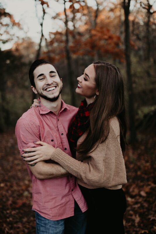 couple in forest