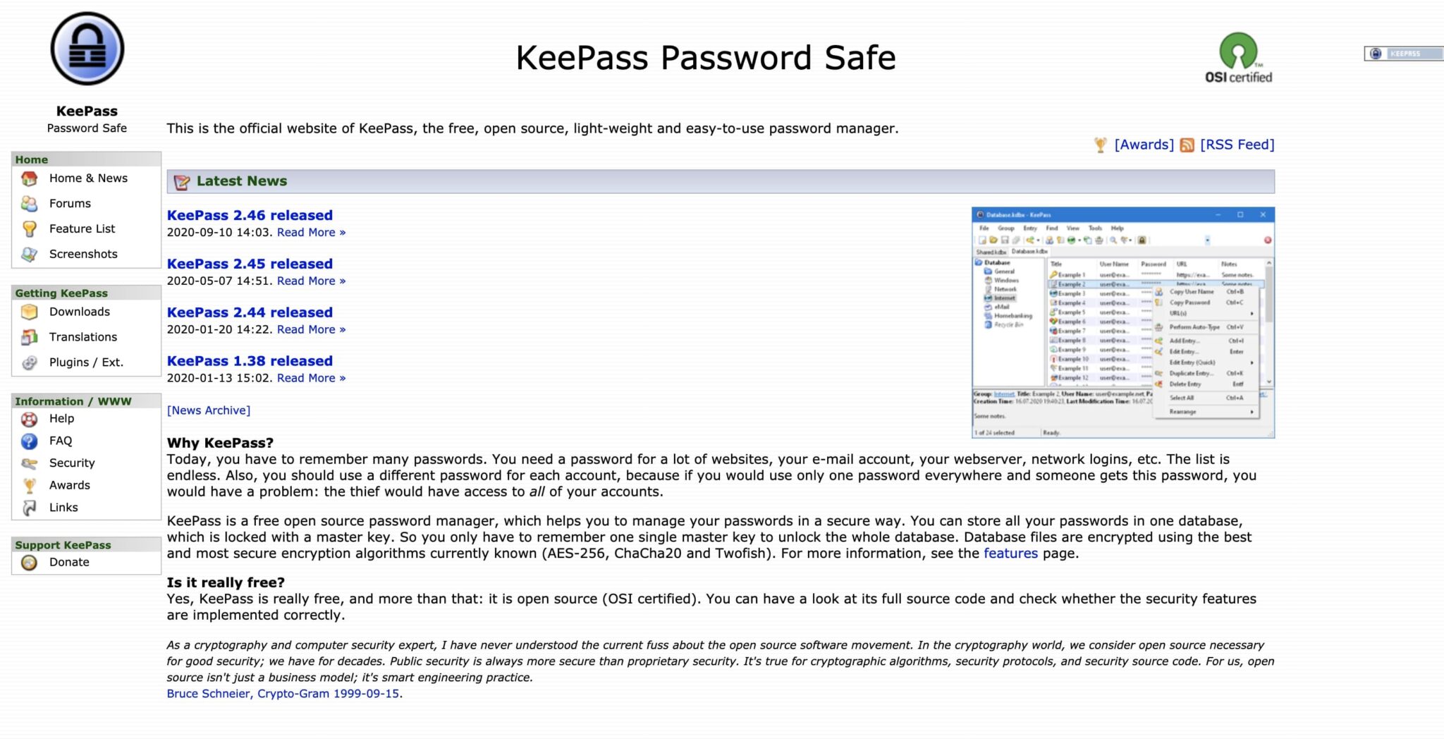 keepassx password generators mac