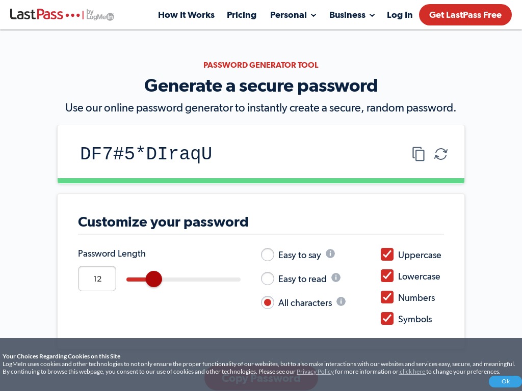 roblox password generator online