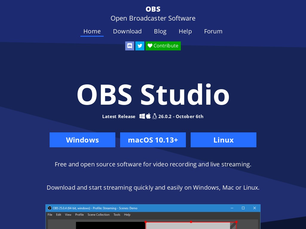 obsproject studio