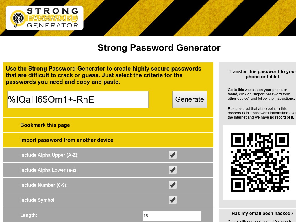 strong password gen