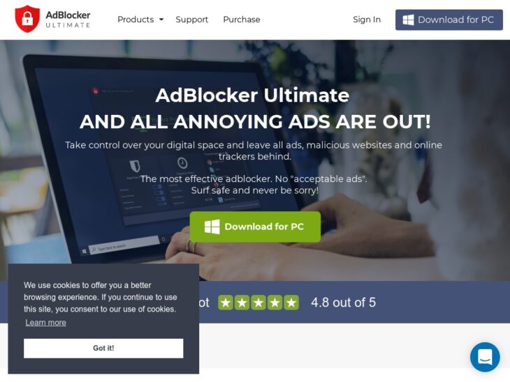 adblocker ultimate safe