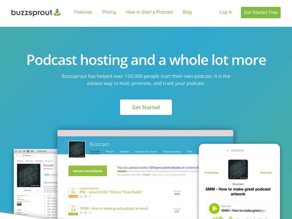 buzzsprout com xdesktop cabae