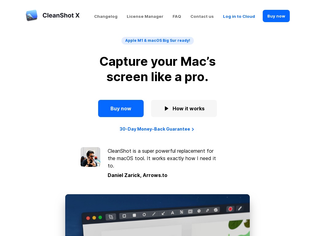 cleanshot com xdesktop a