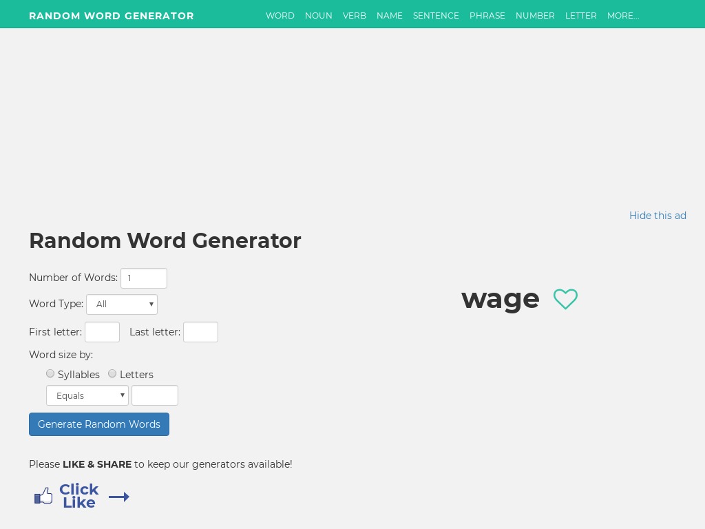 randomwordgenerator com xdesktop aeb