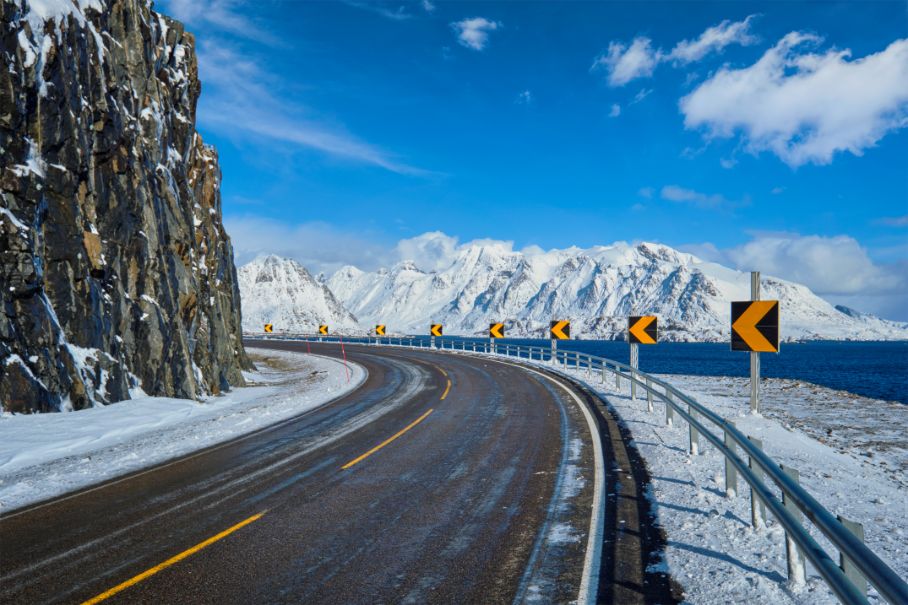 road in norway in winter FYTW