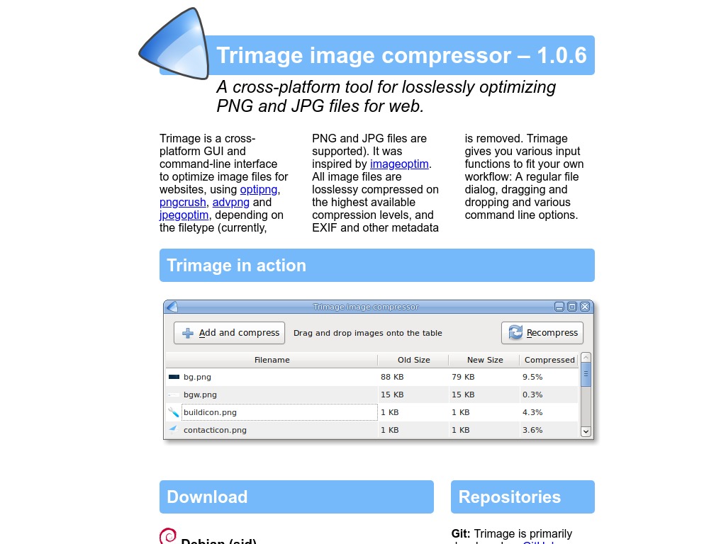 trimage org xdesktop ac