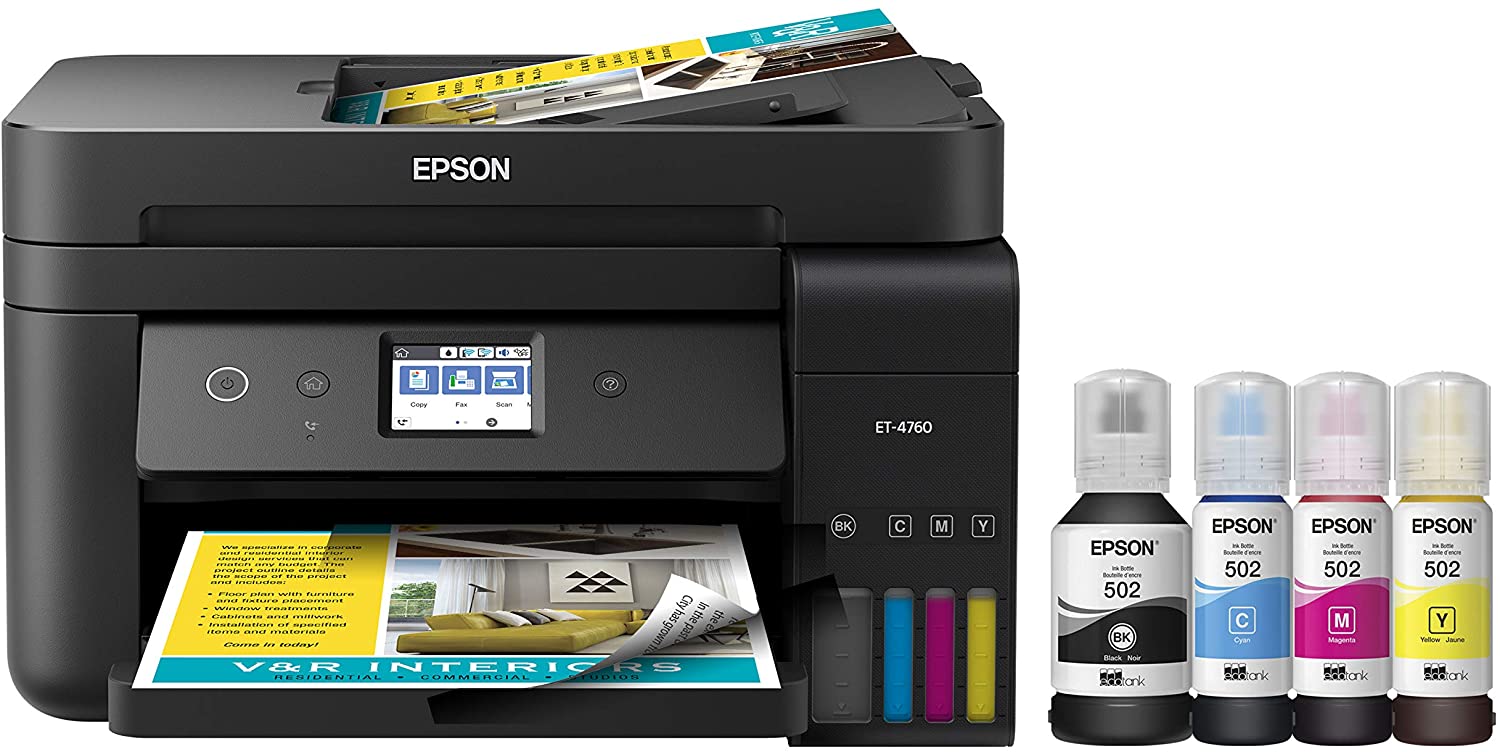 epson ecotank all in one inkjet printer