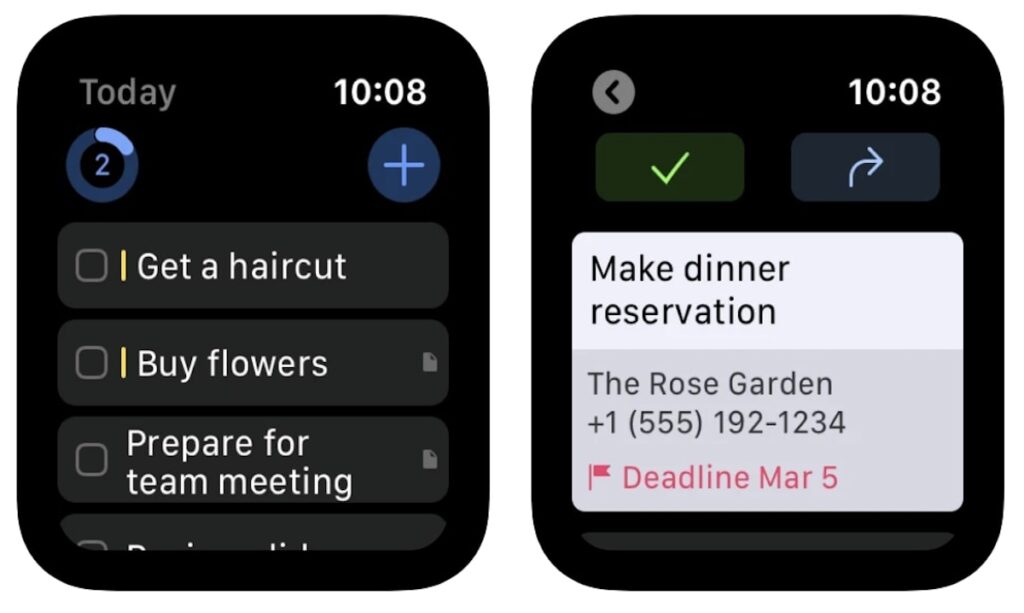 Best apple discount watch productivity apps