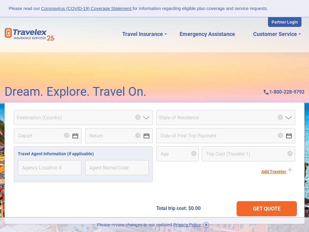 travel exchange insurance