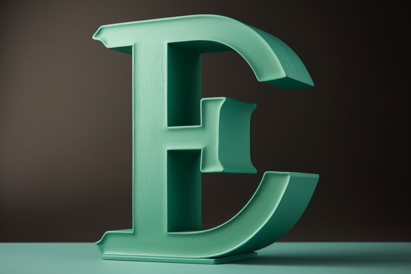 Letter E